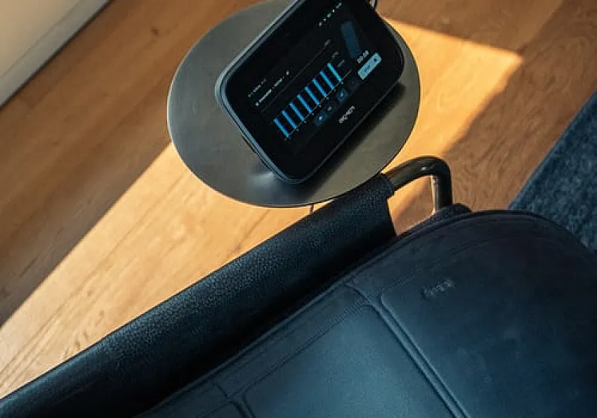 "Zestaw BEMER Premium-Set Evo przygotowany do sesji terapii w domu we Wrocławiu"